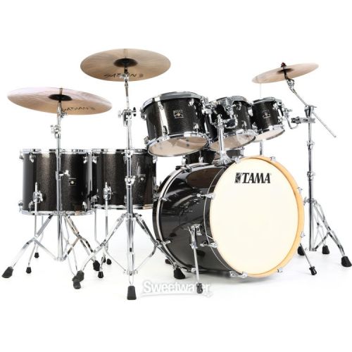  Tama Superstar Classic CK72S 7-piece Shell Pack with Snare Drum - Midnight Gold Sparkle