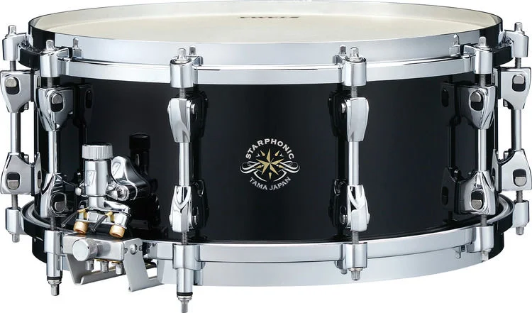  Tama Starphonic Maple Bravura Concert Snare Drum - 6-inch x 14-inch, Piano Black