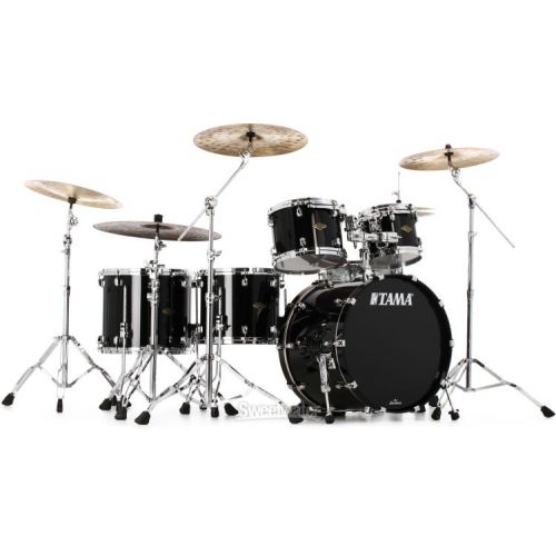  Tama Starclassic Walnut/Birch WBS52LS 5-piece Shell Pack - Piano Black