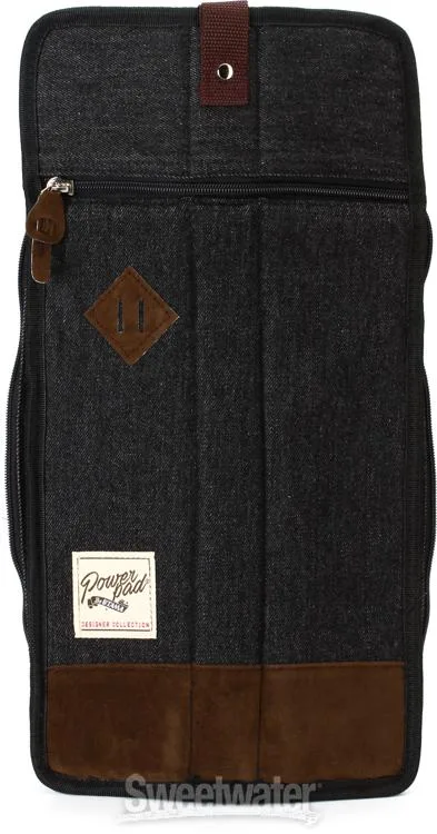  Tama Powerpad Designer Collection Stick Bag - Black Denim - Compact