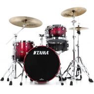 Tama Starclassic Walnut/Birch WBS30RS 3-piece Shell Pack - Molten Dark Raspberry Fade