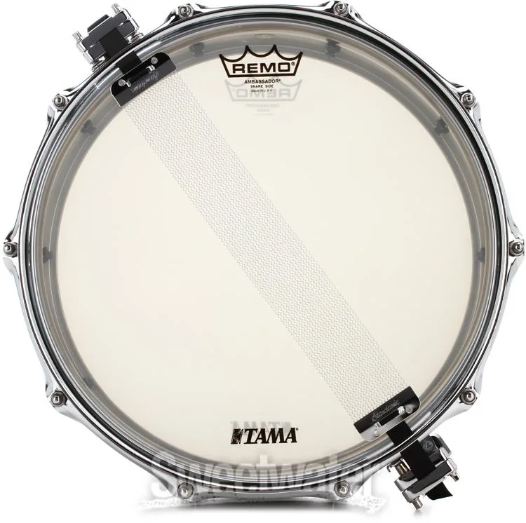  Tama Stewart Copeland Signature Brass 5 x 14 inch Snare - Chrome