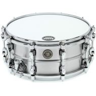 Tama Starphonic Series Aluminum 6 x 14 inch Snare Drum - Brushed