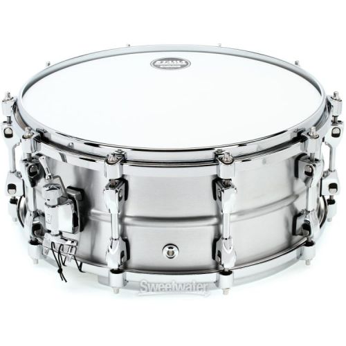  Tama Starphonic Series Aluminum 6 x 14 inch Snare Drum - Brushed