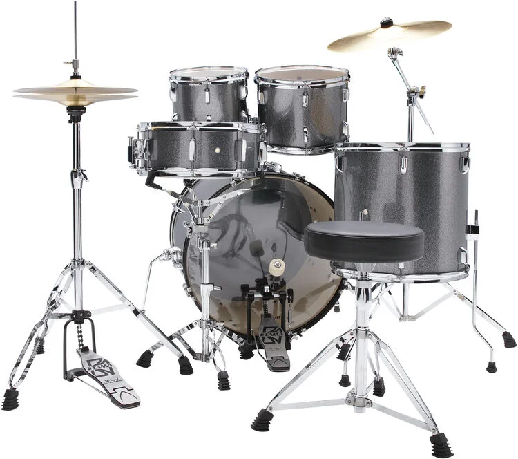  Tama Stagestar 5-piece Complete Drum Set - Cosmic Silver Sparkle