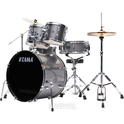  Tama Stagestar 5-piece Complete Drum Set - Cosmic Silver Sparkle