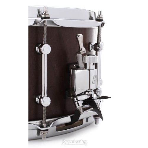  Tama S.L.P. G-Walnut 6.5 x 14-inch Snare Drum- Matte Black Walnut