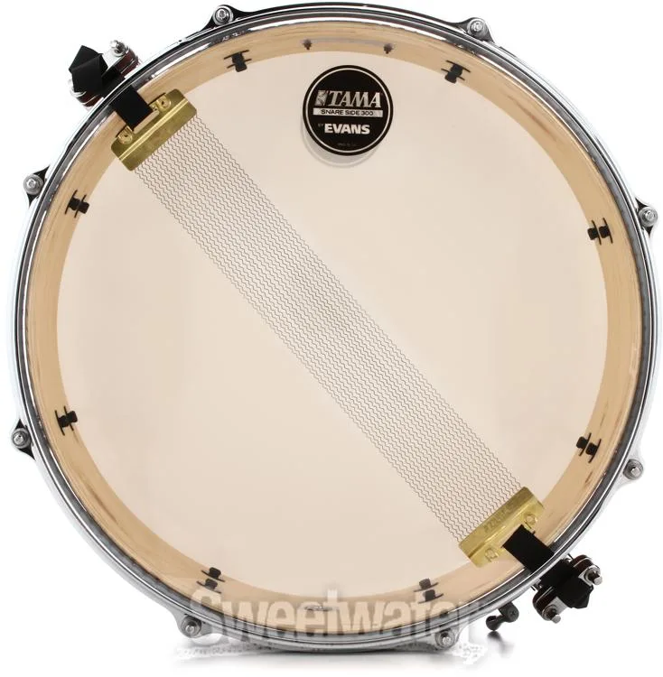  Tama S.L.P. Fat Spruce Snare Drum - 6 x 14-inch - Natural Satin