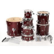 Tama Superstar Classic CL72S 7-piece Shell Pack with Snare Drum - Gloss Garnet Lacebark Pine Used