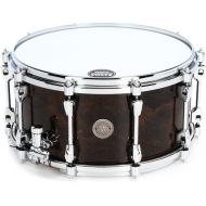 Tama Starphonic Walnut Snare Drum - 7 x 14-inch - Gloss Black Walnut Burl