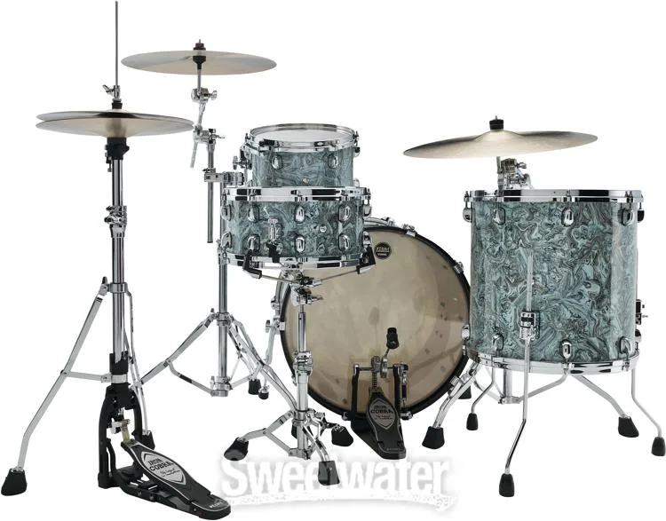  Tama Starclassic Maple MR32CZS 3-piece Shell Pack - Sky Blue Swirl with Chrome Hardware