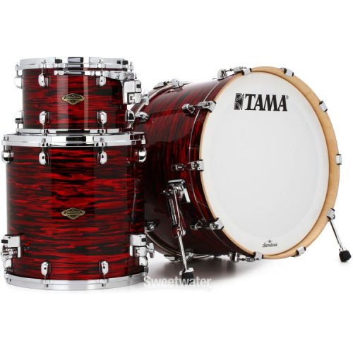  Tama Starclassic Walnut/Birch WBR32RZS 3-piece Shell Pack - Red Oyster