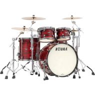 Tama Starclassic Maple MR42TZUS 4-piece Shell Pack - Red Oyster with Smoked Black Nickel Hardware