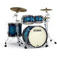 Tama Starclassic Maple MA42TZUS 4-piece Shell Pack - Molten Electric Blue Burst with Smoked Black Nickel Hardware