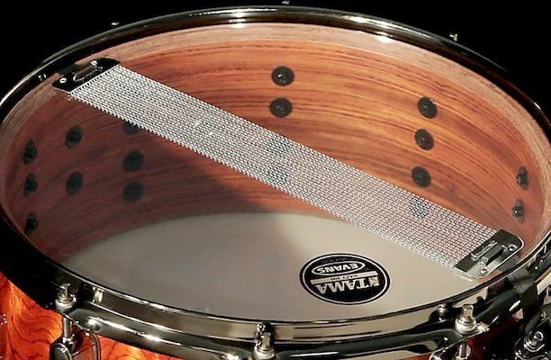  Tama S.L.P. G-Bubinga Snare Drum - 6 x 14 inch - Natural Quilted