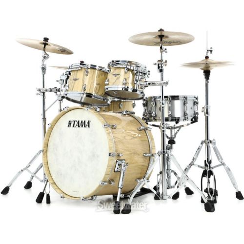  Tama Tama STAR Walnut TW42RZS 4-piece Shell Pack - Aged White Japanese Chestnut