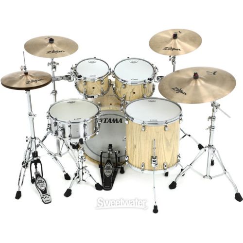  Tama Tama STAR Walnut TW42RZS 4-piece Shell Pack - Aged White Japanese Chestnut