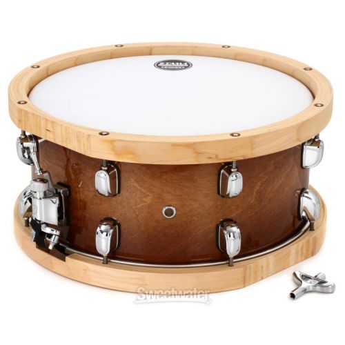  Tama S.L.P. Studio Maple Snare Drum - 6.5 x 14 inch - Sienna