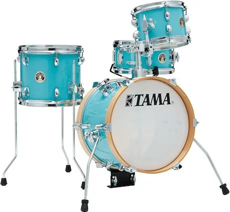  Tama Club-JAM Flyer LJK44S 4-piece Shell Pack with Snare Drum - Aqua Blue