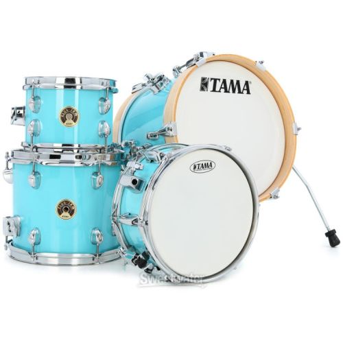  Tama Club-JAM Flyer LJK44S 4-piece Shell Pack with Snare Drum - Aqua Blue