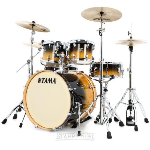  Tama Superstar Classic CL52KS 5-piece Shell Pack with Snare Drum - Gloss Lacebark Pine Fade