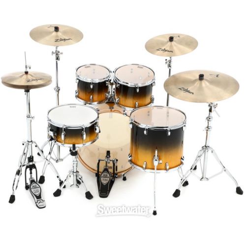  Tama Superstar Classic CL52KS 5-piece Shell Pack with Snare Drum - Gloss Lacebark Pine Fade