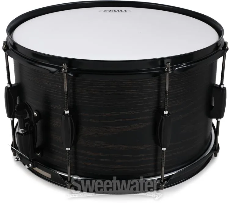  Tama Woodworks Snare Drum - 8 x 14-inch - Black Oak Wrap