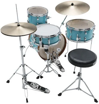  Tama Club-JAM LJK48S 4-piece Shell Pack with Snare Drum - Aqua Blue