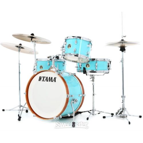  Tama Club-JAM LJK48S 4-piece Shell Pack with Snare Drum - Aqua Blue