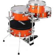 Tama Cocktail Jam CJB46 4-piece Shell Pack with Snare Drum - Bright Orange Sparkle