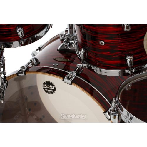  Tama Starclassic Walnut/Birch WBR42S 4-piece Shell Pack - Red Oyster