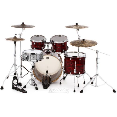  Tama Starclassic Walnut/Birch WBR42S 4-piece Shell Pack - Red Oyster