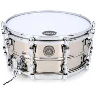 Tama Starphonic Series Brass Snare Drum - 6 x 14 inch - Nickel-plated