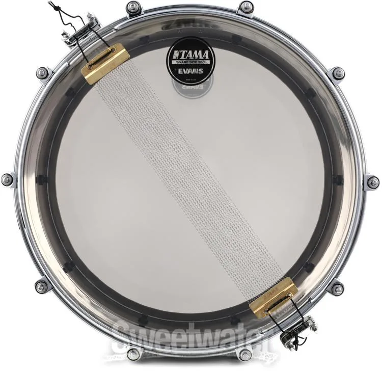  Tama Starphonic Series Brass Snare Drum - 6 x 14 inch - Nickel-plated