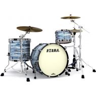Tama Starclassic Maple MR32CZBNS 3-piece Shell Pack - Blue and White Oyster with Black Nickel Hardware