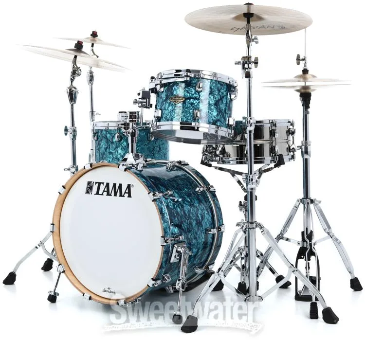  Tama Starclassic Walnut/Birch WBR30RS 3-piece Shell Pack - Turquoise Pearl