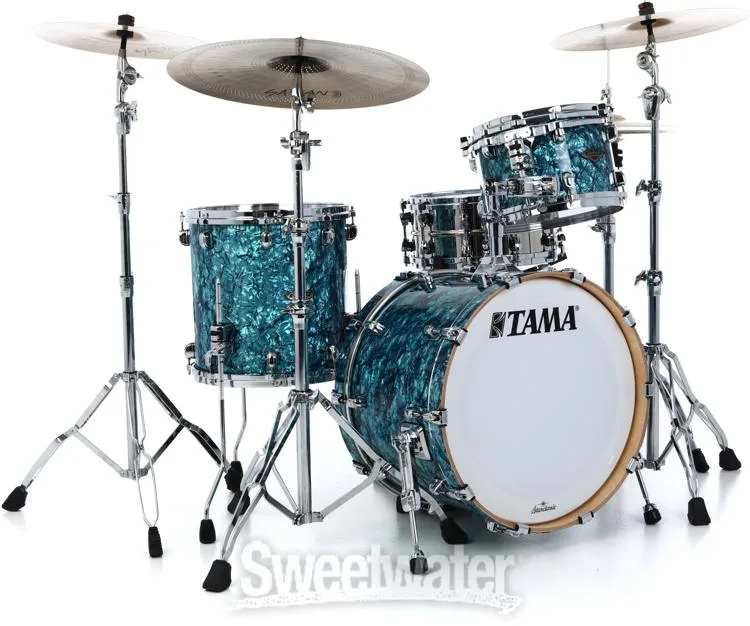  Tama Starclassic Walnut/Birch WBR30RS 3-piece Shell Pack - Turquoise Pearl