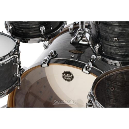  Tama Starclassic Walnut/Birch WBR42S 4-piece Shell Pack - Charcoal Onyx