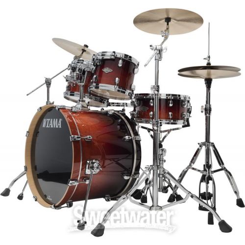  Tama Starclassic Performer MBS42S 4-piece Shell Pack - Dark Cherry Fade