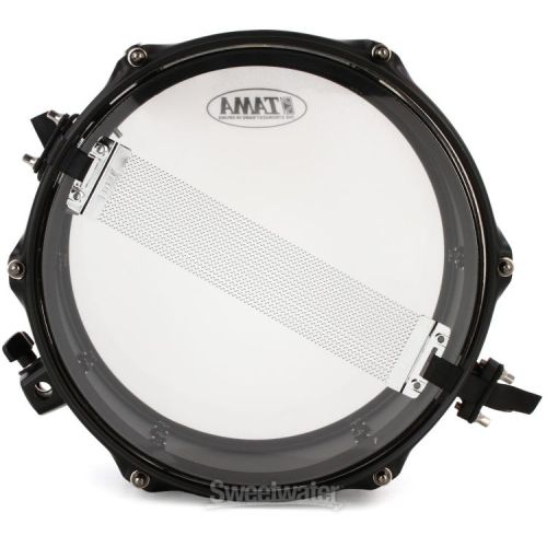  Tama Steel Snare Drum - 5.5 x 10-inch - Black/Black