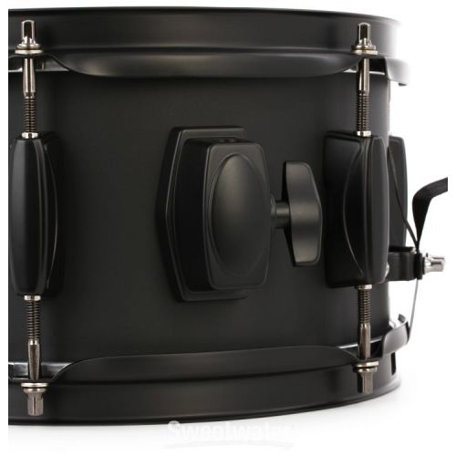  Tama Steel Snare Drum - 5.5 x 10-inch - Black/Black