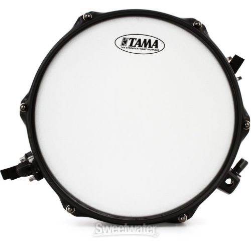 Tama Steel Snare Drum - 5.5 x 10-inch - Black/Black