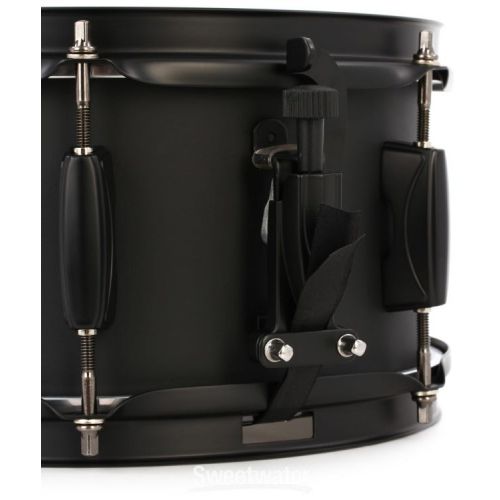  Tama Steel Snare Drum - 5.5 x 10-inch - Black/Black