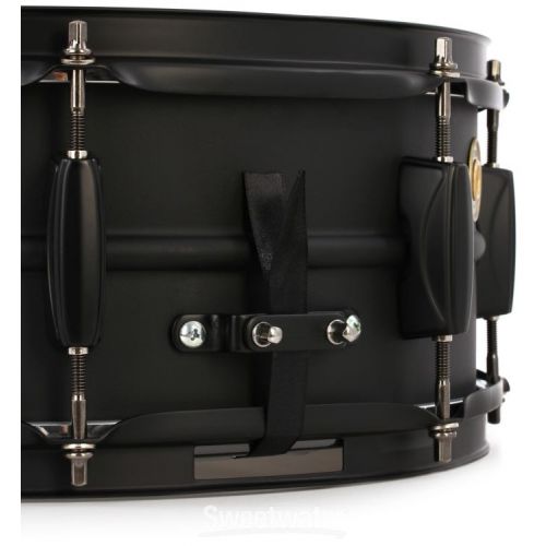  Tama Steel Snare Drum - 5.5 x 14-inch - Black/Black