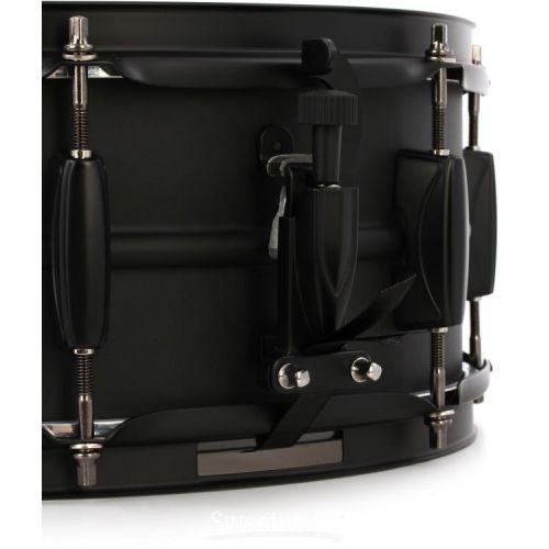  Tama Steel Snare Drum - 5.5 x 14-inch - Black/Black