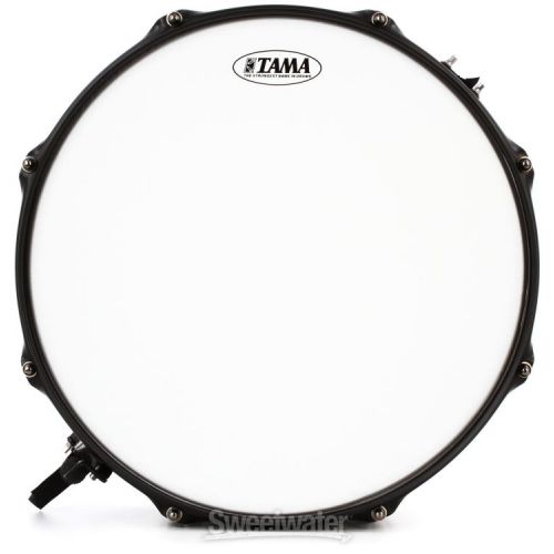  Tama Steel Snare Drum - 5.5 x 14-inch - Black/Black