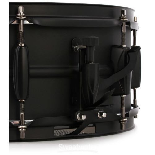  Tama Steel Snare Drum - 5.5 x 14-inch - Black/Black