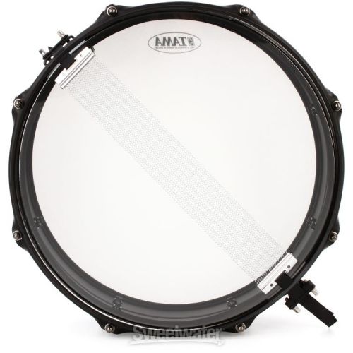  Tama Steel Snare Drum - 5.5 x 14-inch - Black/Black