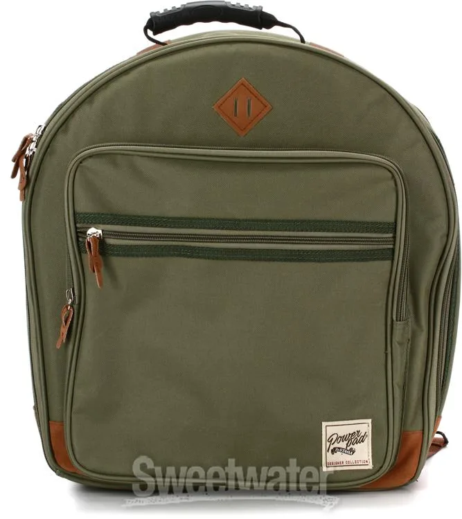  Tama Powerpad Designer Snare Drum Bag - 6.5-inches x 14-inches - Moss Green