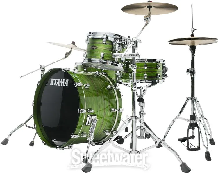  Tama Starclassic Walnut/Birch WBS32RZS 3-piece Shell Pack - Lacquer Shamrock Oyster